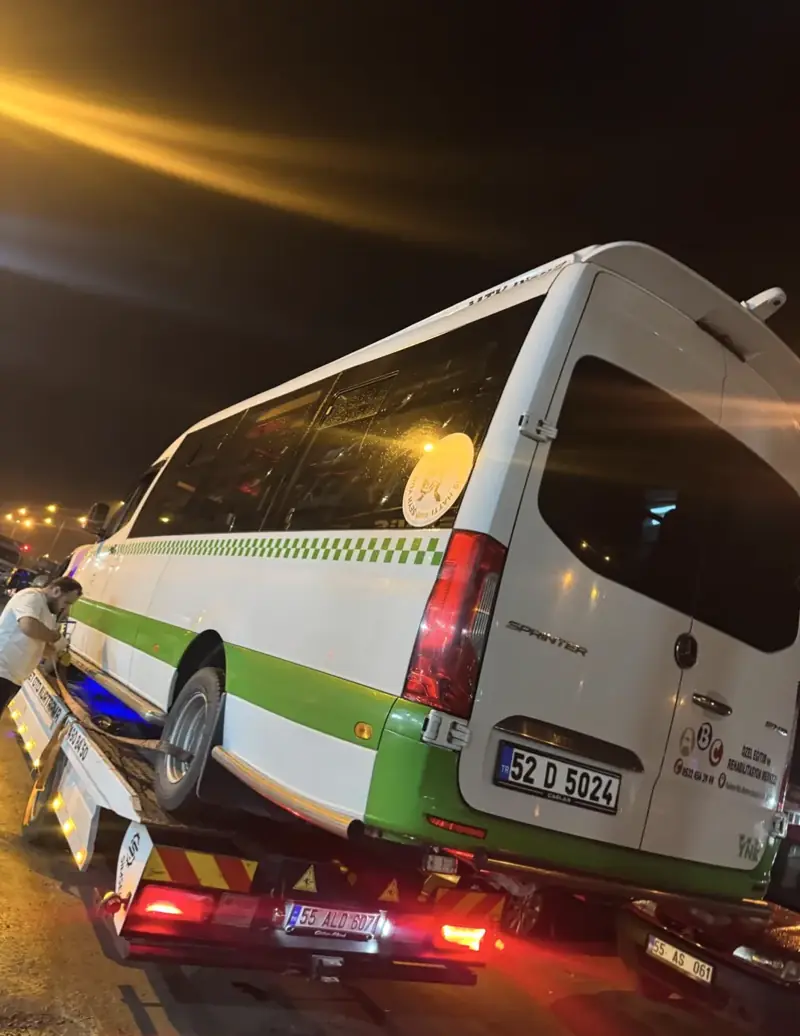 Ünye oto çekici — Biçen Oto Servis: Gece beyaz minibüs taşıma